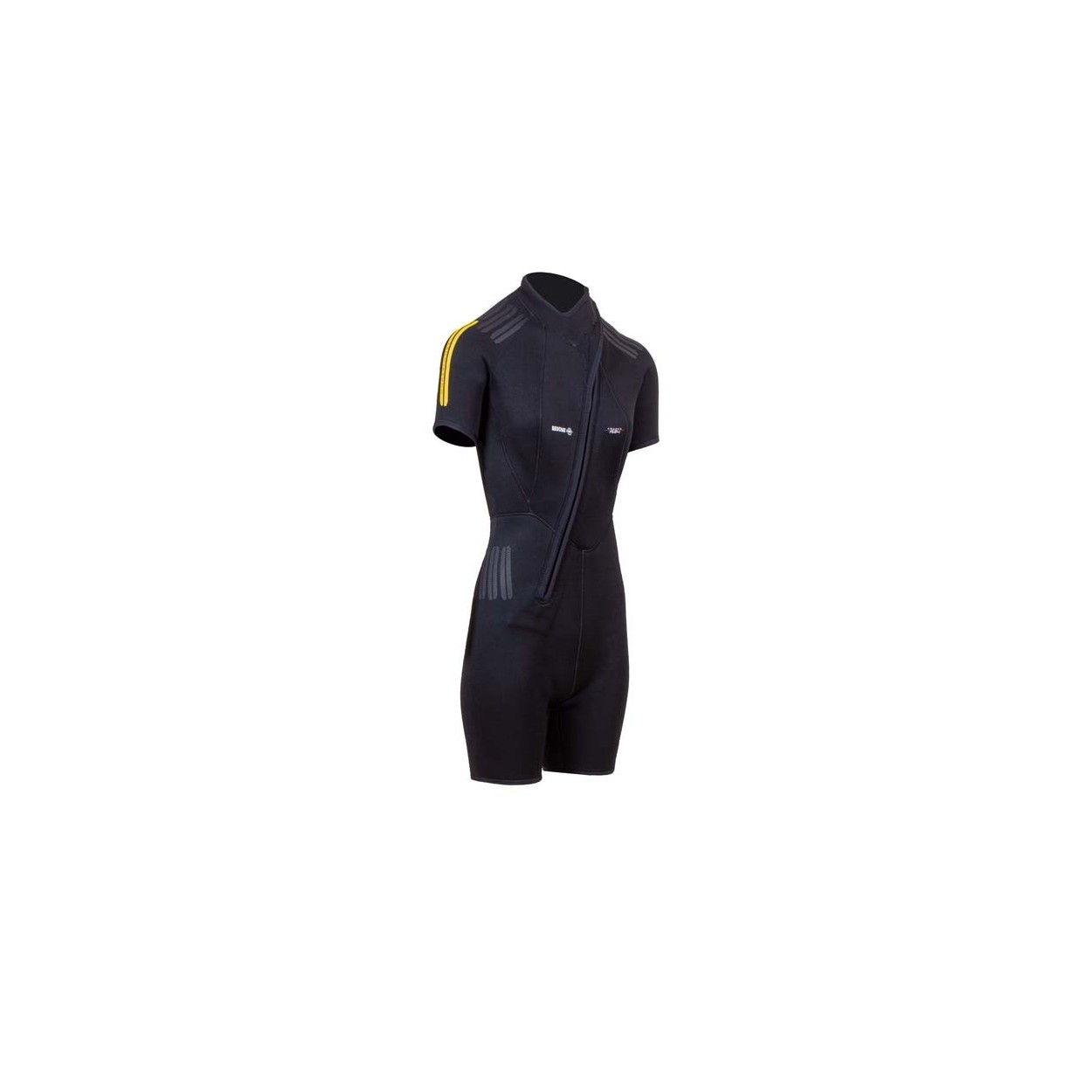 Short De Plongée 3 Mm Unisexe - Néoprène - Avec Poches Et Trou De Fuite - Noir