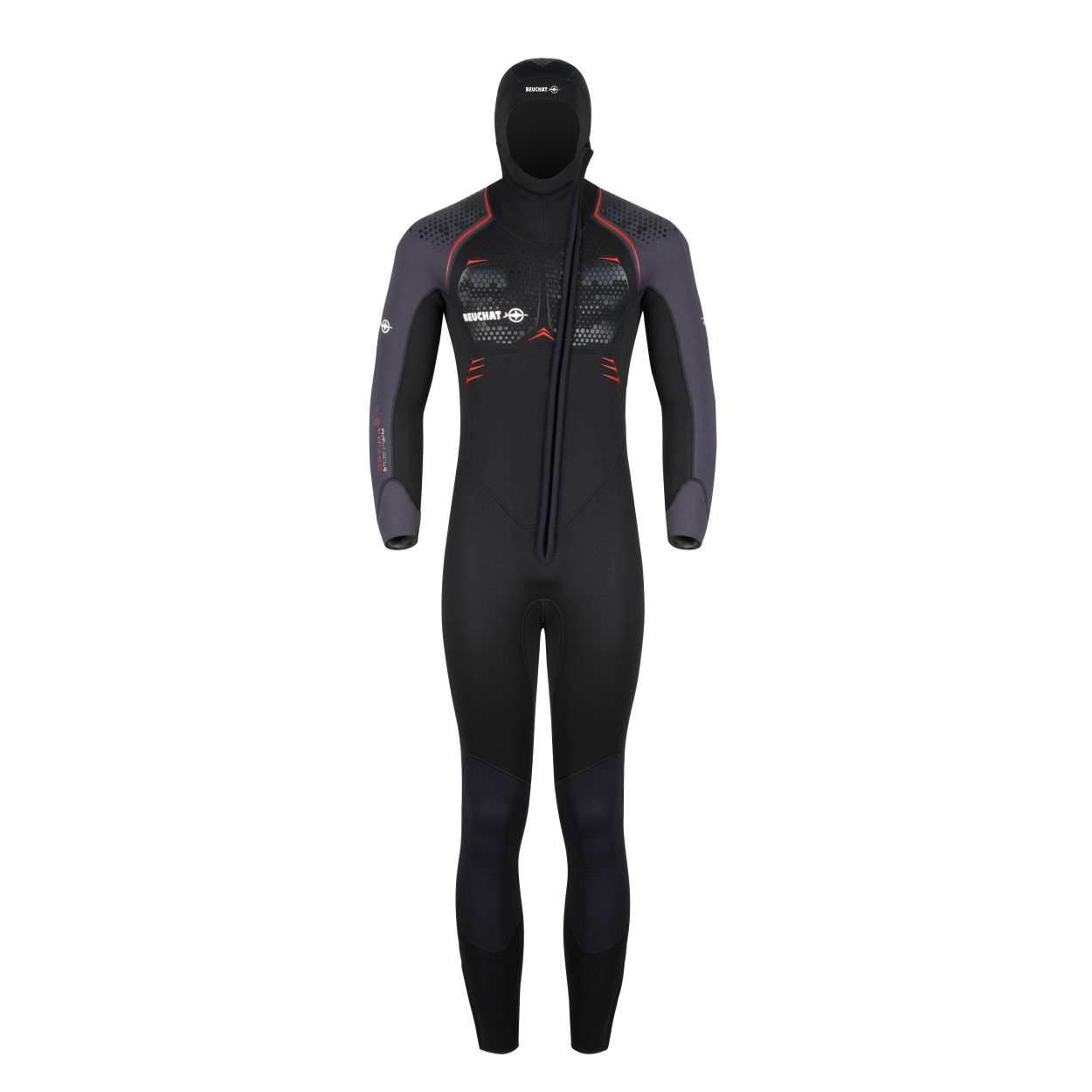 Beuchat|OPTIMA 2|Wetsuit scuba diving with hood|7mm|Design in France