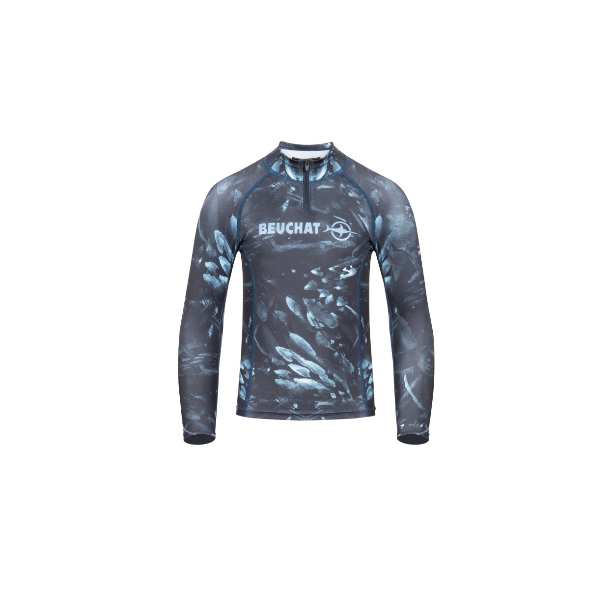 Beuchat long sleeve rashguard -ATOLL Seaweed|Lycra children snorkeling